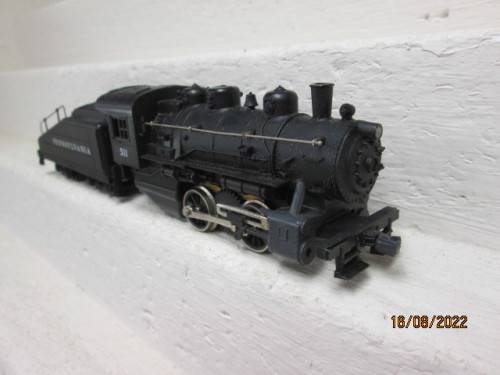 HO SCALE : LIMA : PENNSYLVANNIA 0-4-0 STEAM LOCOMOTIVE - BOXED