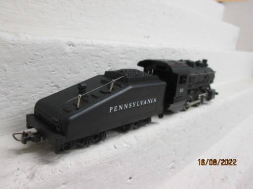 HO SCALE : LIMA : PENNSYLVANNIA 0-4-0 STEAM LOCOMOTIVE - BOXED