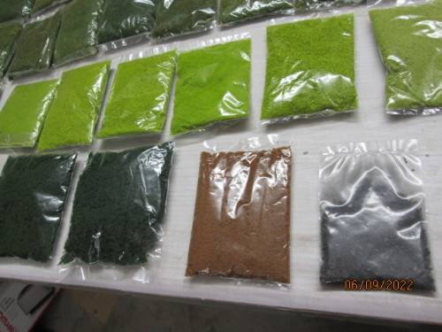 HO / OO SCALE : SCENERY MATERIAL X27 VARIOUS PACKETS