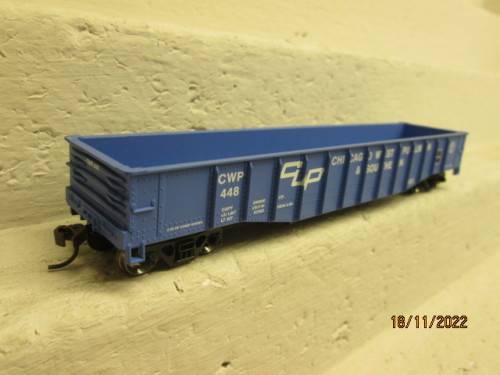 HO SCALE : 50 FOOT - GONDOLA - CHICAGO WEST PULLMAN & SOUTHERN