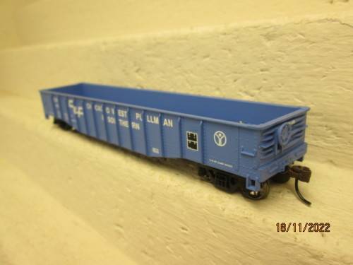 HO SCALE : 50 FOOT - GONDOLA - CHICAGO WEST PULLMAN & SOUTHERN