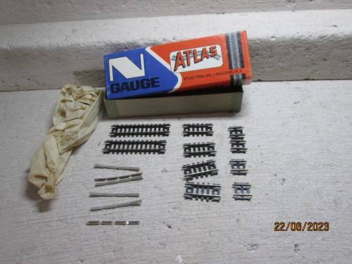N SCALE : ATLAS : VARIOUS SHORT STRAIGHTS - X10 - BOXED