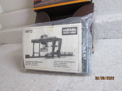 Z SCALE : MARKLIN - MINI CLUB - CONTAINER TERMINAL KIT - BOXED
