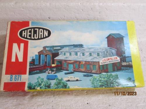 N SCALE : HELJAN - FOUNDARY  KIT - BOXED