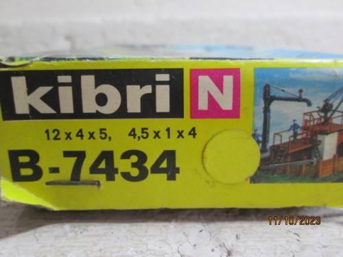 N SCALE : KIBRI - CRANE & ACCESSSORIES FOR COAL YARD - KIT - BOXED