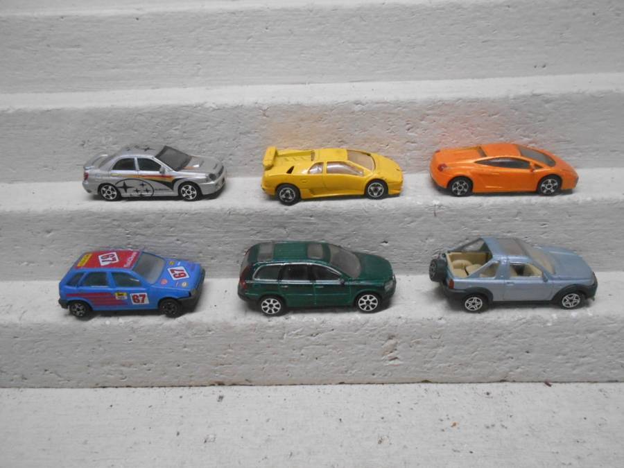 1:43 SCALE - BBURAGO - VARIOUS MODELS - X6