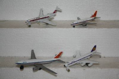 X4 SMALL METAL PLANES - SAA - N SCALE