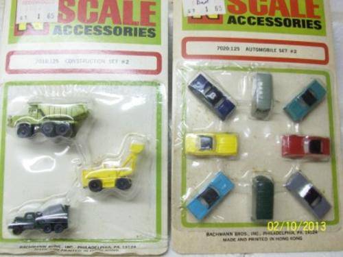 N SCALE BACHMANN CARS AND TRUCKS LOT 107