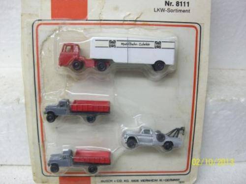 N SCALE BUSCH TRUCK SET LOT 111