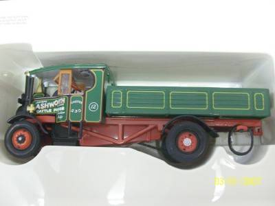 CORGI VINTAGE GLORY FODEN DROPSIDE WAGON "JOSEPH ASHWORTH 80203" (Reduced Price) - LOT 174