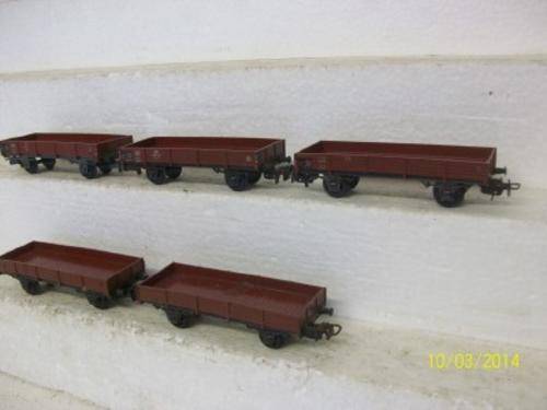 HO MARKLIN X5 OPEN GOODS LOT 755
