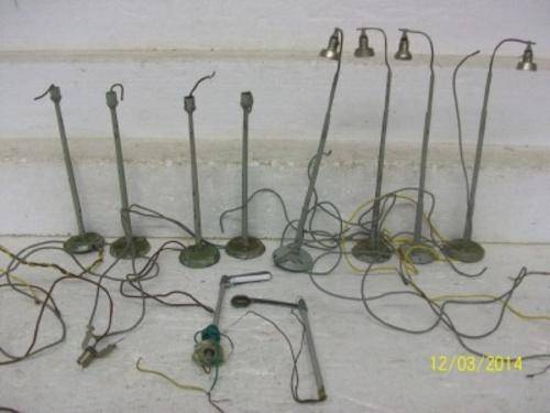 HO MARKLIN X8 STREET LIGHTS LOT 858