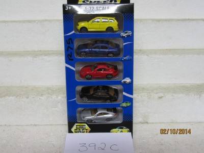 HO/OO SCALE: CARS x 5 -  LOT   392C
