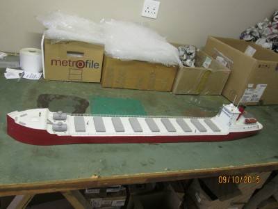 HO SCALE : LARGE CARGO SHIP - LOT 114G