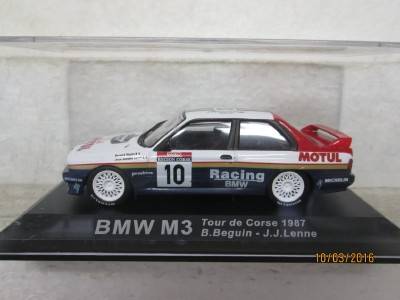 1:43 SCALE RALLY CAR COLLECTION : BMW M3 - LOT 407H