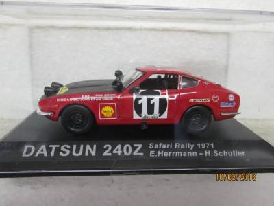 1:43 SCALE RALLY CAR COLLECTION : DATSUN 240Z - LOT 426H