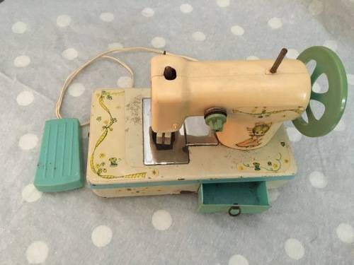 Vintage Tin Toy Sewing Machine