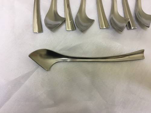 Unique 'Art Deco' Teaspoons x 9