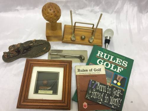 A Collection of Golfing Items