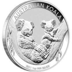2011 AUSTRALIAN KOALA 1OZ SILVER COIN Pure Silver 9.99