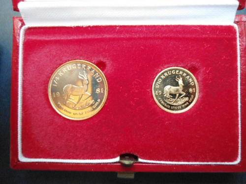 1981 Gold 10th & Q Ounce Fractional Set