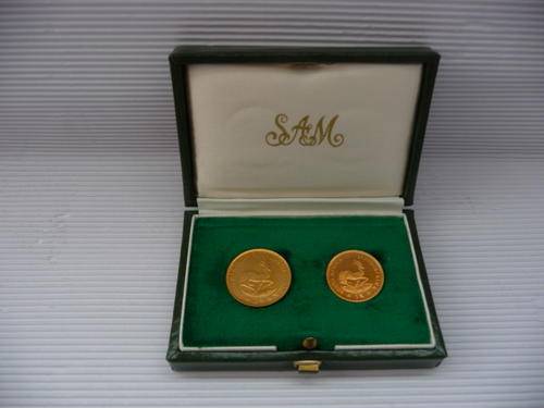 1977 Twin Proof set - Gold Two Rand & One Rand