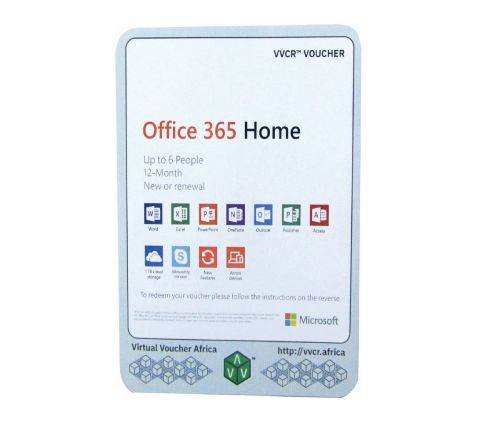 Microsoft Office 365 Home - 1 Year Subscription