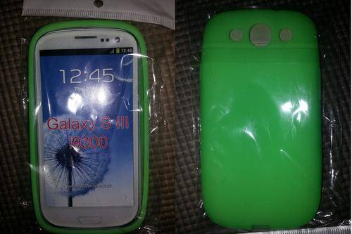 Samsung Galaxy S3 Silicone Gel Cover (Green)