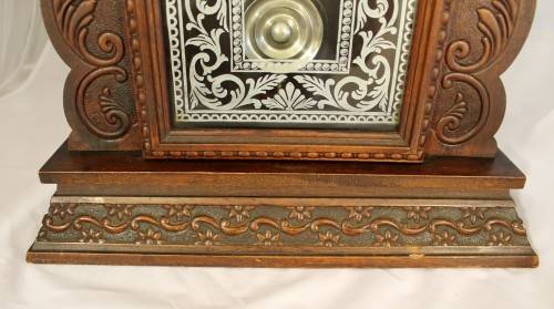 Antique Ansonia Mantel clock - "Gingerbread clock" - Working with key - A stunning example! Bid now!
