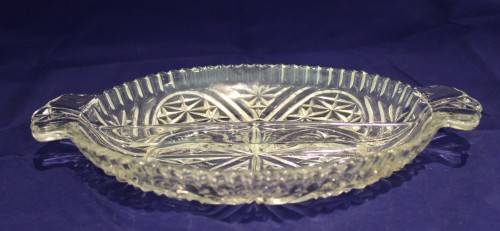 Cut Glass compartment platter - Beautiful!