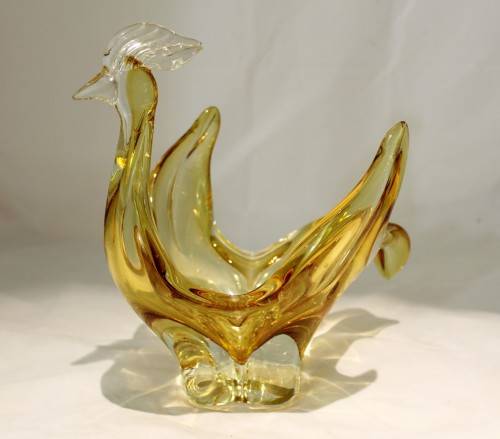 Murano - Rooster bowl - Magnificent! - Bid Now!!!