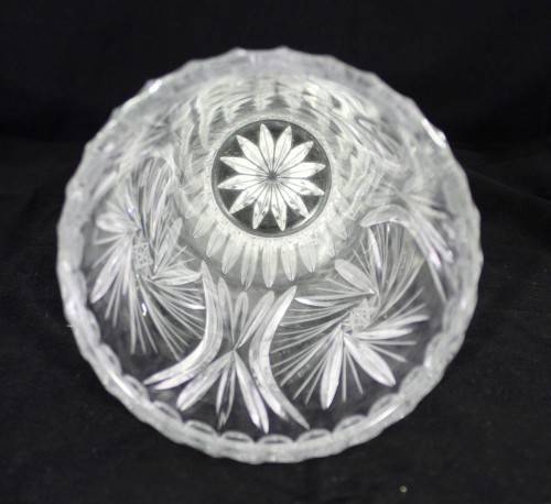 Large cut glass vase - Beautiful!! - Bid Now!!!