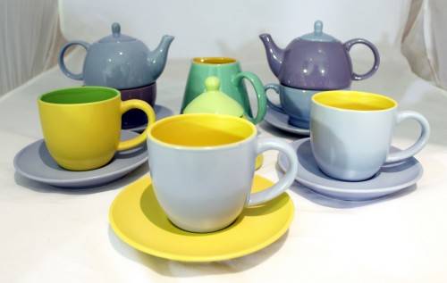 Regent - Harlequin tea set - Beautiful! - Bid Now!!!