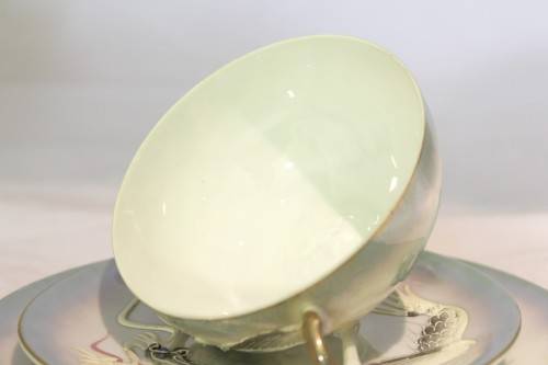 Manna china - Japan - Embossed dragon motif - Trio - Stunning! - Bid Now!!!