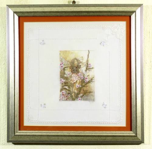 Needle work - girl with angle wings