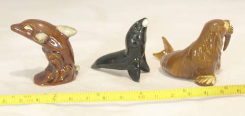 Walrus, Dolfin and Seal - Beautiful! - Giveaway price!! - Bid Now!!