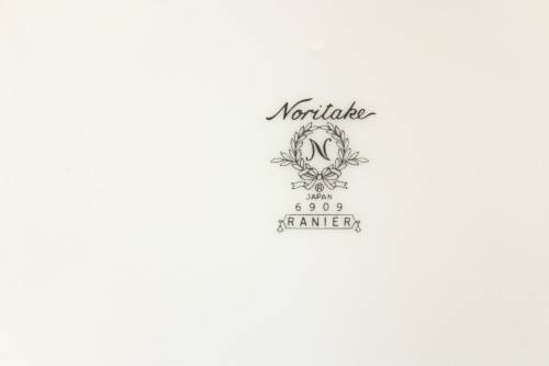 Noritake - Ranier - Lace with platinum trim - Breakfast plate - Stunning! - Bid Now!!!