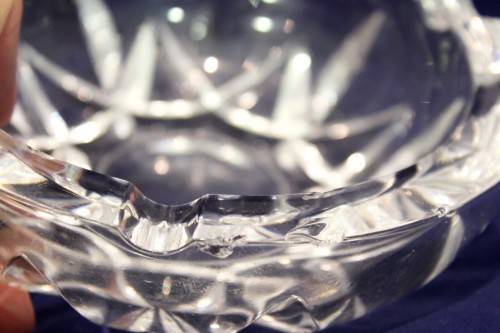 Cut glass ashtray - A beautiful piece! - Bid Now!!!