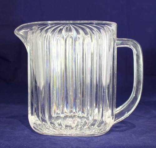 Large and very heavy cut glass pitcher - A stunning piece! - 2kg! - Bid Now!!!