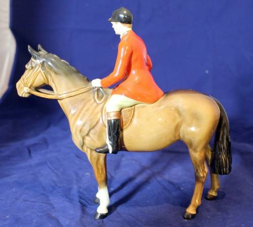 Beswick - Jockey on racehorse - Stunning! - Rare piece - Bid Now!!
