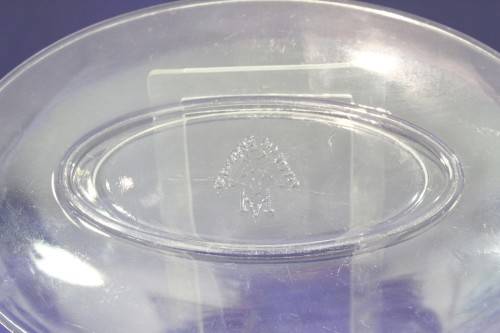 TAT - Oval glass serving platter - A beauty!! - Bid Now!!!