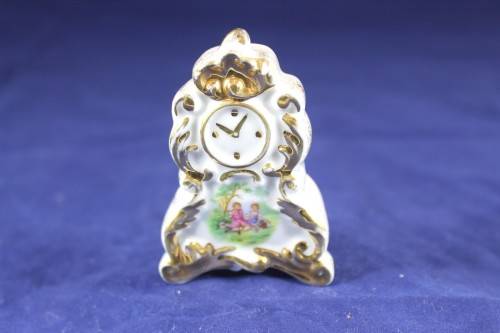 Limoges - Miniature mantle clock - Stunning piece!! - Low price!! - Bid now!!