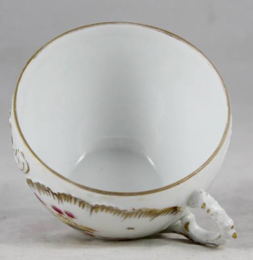 Tea Cup - White with Embossing - Bid Now!!!