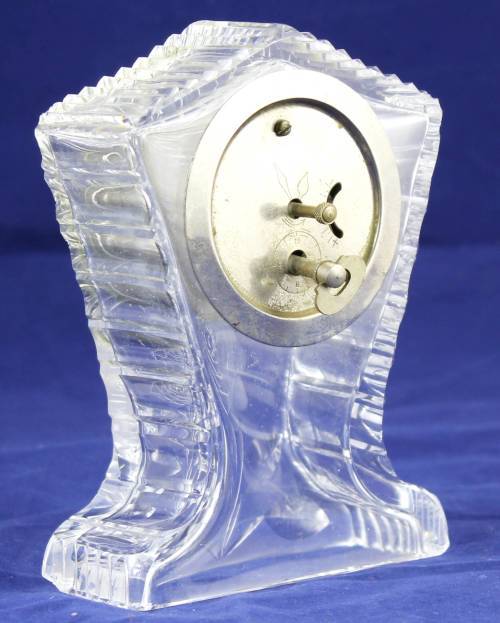 Rose Cut - Glass Clock - Bid Now!