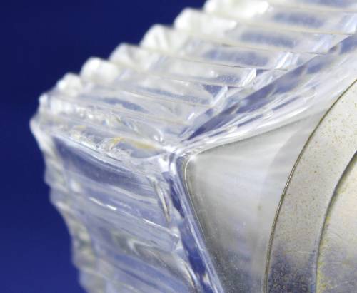 Rose Cut - Glass Clock - Bid Now!