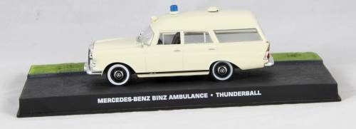 A stunning James Bond Mercedes-Benz Binz Ambulance from "Thunderball"!!  Bid now!!