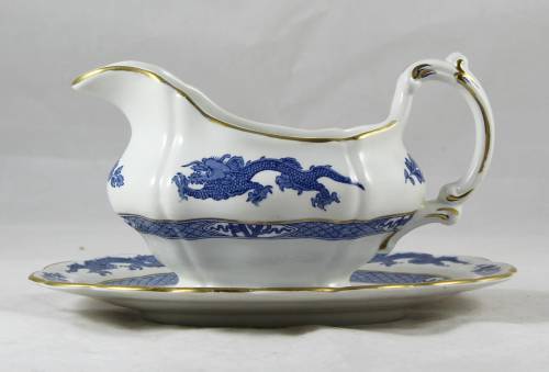 Booths Dragon Pattern - Gravy Boat and Saucer - Bid Now!!!