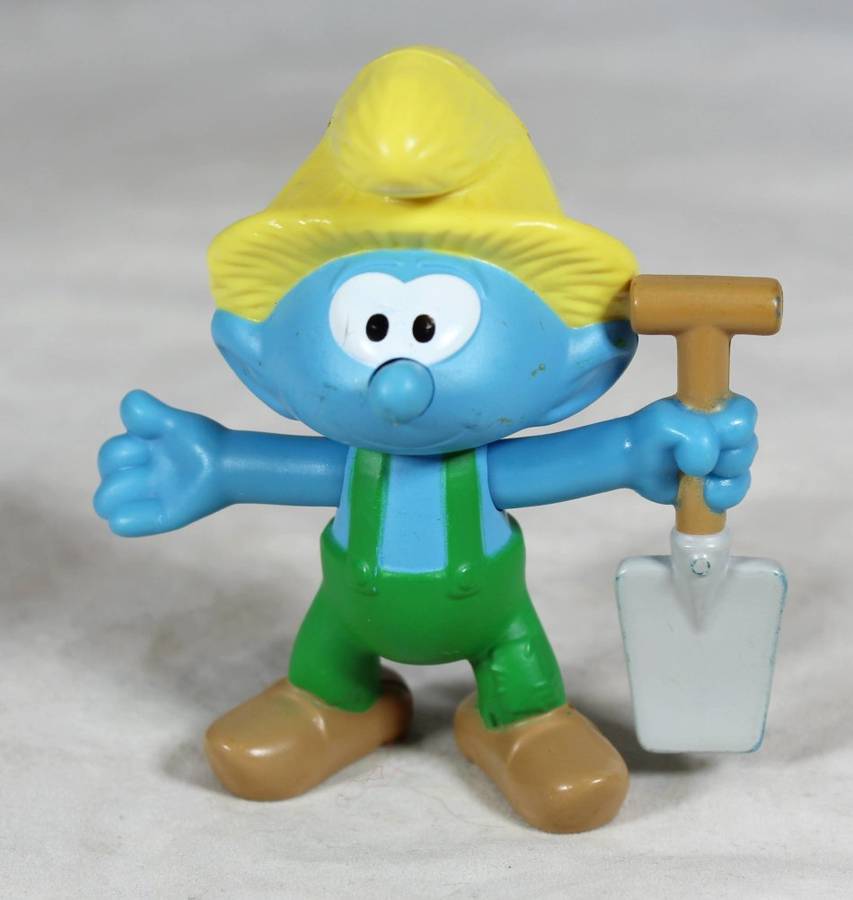 Smurfs - Smurf with shovel - A treasure! - Bid Now!!!