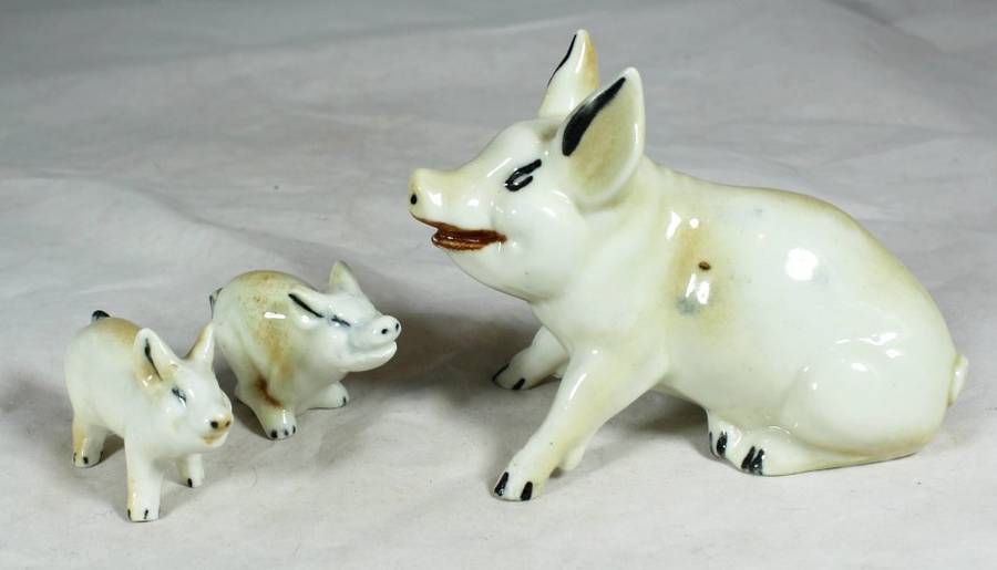 Pig family - A stunning set!! - Bid Now!!!
