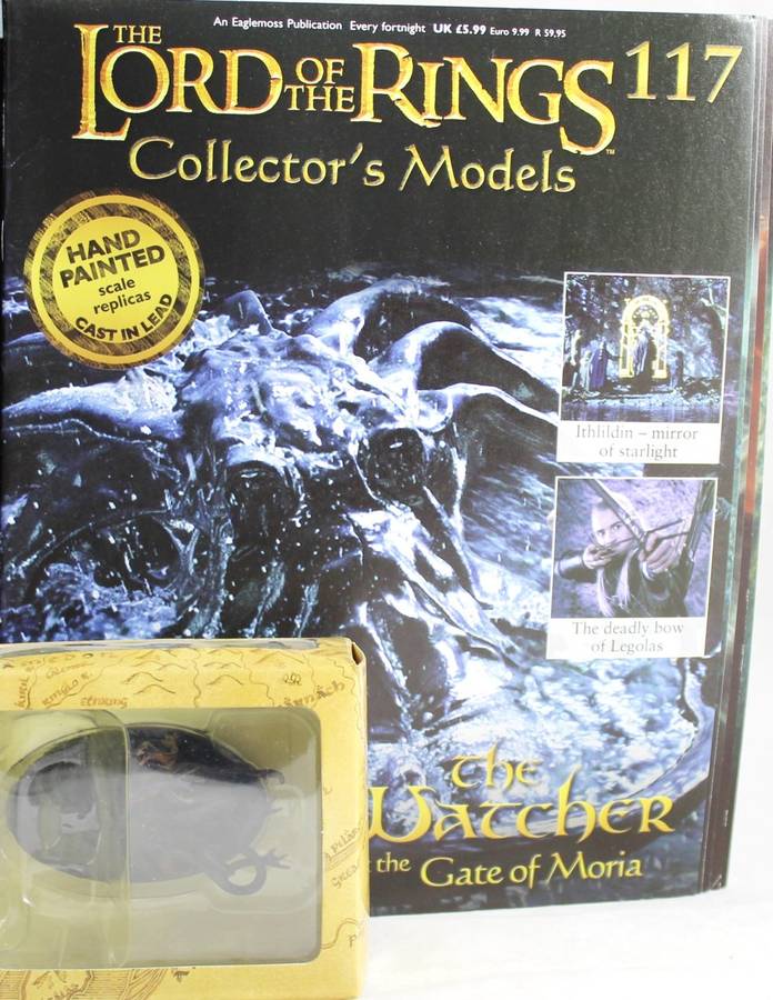 Lord of the Rings - The Watcher - Lead cast, hand painted figurine with book - Stunning! Bid Now!